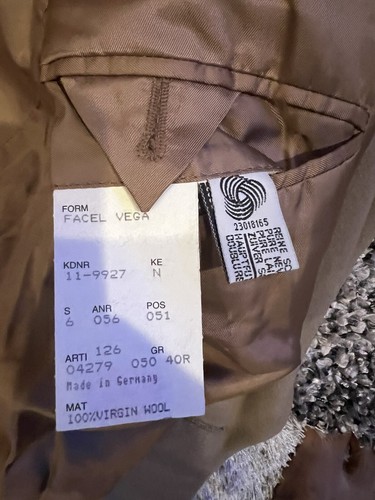 BOSS Hugo Boss langer zweireihiger Trenchcoat aus Schurwolle Gr. 40R West Germany - Bild 15 von 19