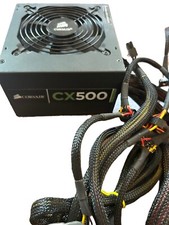CORSAIR CX500 POWER SUPPLY MODEL 75-001667 PSU 500W 500 Watts Used