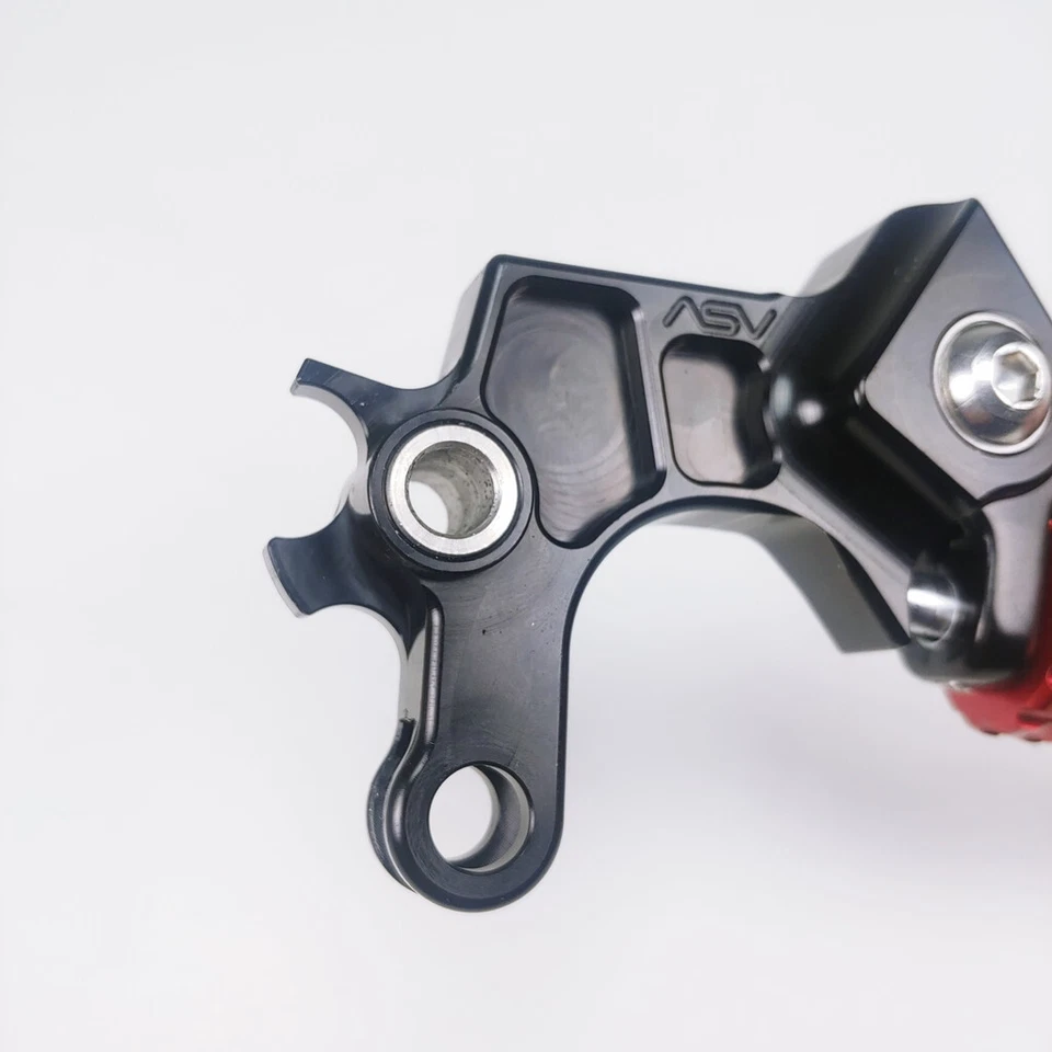 BMW R1200 R / GS / RS / RT ASV Inventions F3 2018-2024 palancas de freno y embrague rojo Foto 3 de 4