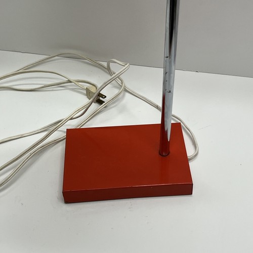 Vintage Cherokee Red Cube Lamp By Robert Sonneman For George Kovacs Working - Picture 9 of 19