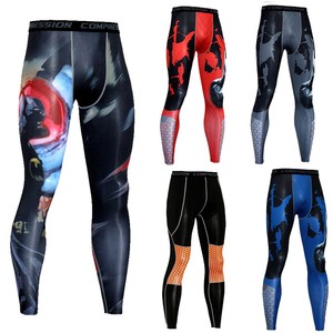Men-039-s-Compression-Pants-Long-Dri-fit-Gym-Running-Tights-Elastic-Waist-Base-Layer