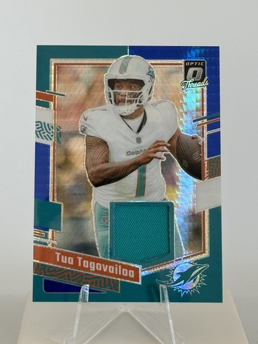 2023 Optic Tua Tagovailoa Threads Hyper Prizm Patch #DT-TT Dolphins 🔥🔥🔥 - Bild 1 von 4