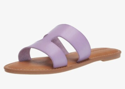 Amazon Essentials flache gebänderte Damen-Flats Lavendel Größe UK5,5/US7,5 WF. REF:W#
