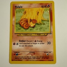 Pokémon TCG Vulpix Neo Destiny 91/105 Regular Unlimited Common