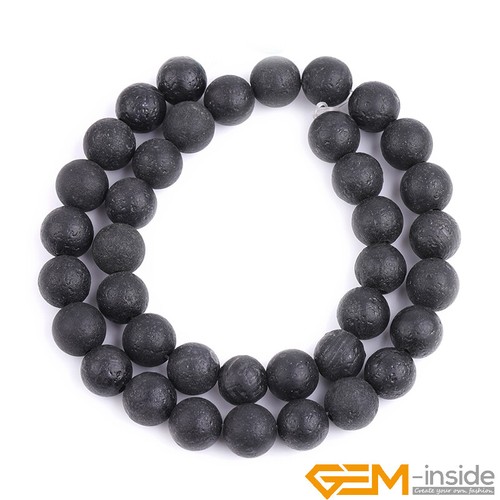 Natural Gemstone Assorted Frosted Matte Round Beads For Jewellery Making 15" - Foto 658 di 661