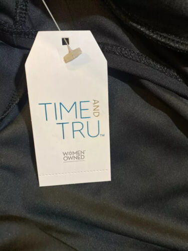 Time and Tru Women's size XL 16-18 Flowy Swim Shorts color BLACK NWT - Picture 8 of 12