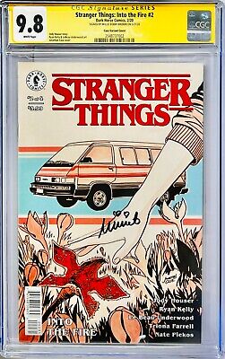 CGC SS 9.8 STRANGER THINGS ITF #2 COMIC SIGNED BY MILLIE BOBBY BROWN DARK  HORSE