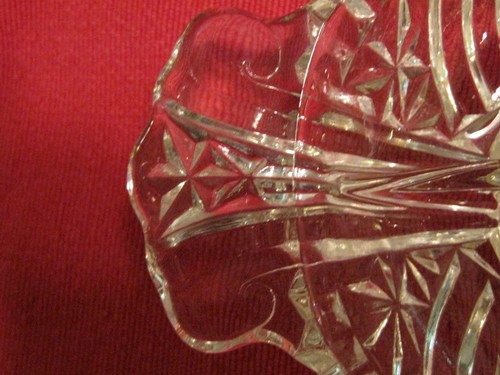 ANTIQUE EAPG ARTISTIC CREATED 10 1/2" CLEAR CRYSTAL OVAL GLASS 1 1/2" HIGH TRAY - Picture 2 of 12