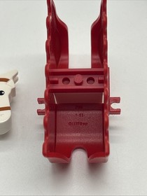 Lego Lion Barding White Horse Castle Minifigure  10223 Clips MINT Complete 7947