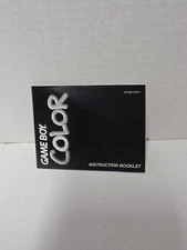 Nintendo Game Boy Color Instruction Booklet Manual Only H/CGB-USA-3