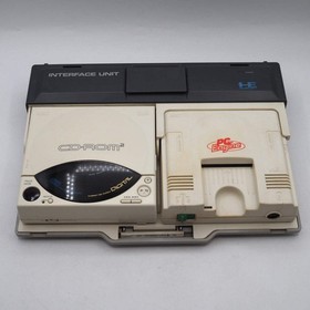 PC Engine INTERFACE UNIT IFU-30 CD-ROM&sup2; PC Engine W/SYSTEM CARD NEC Tested