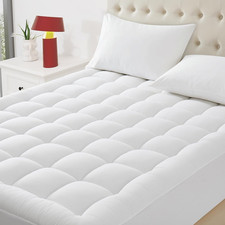 Mattress Pad Pillow Full Size Pillow Top - Extra Thick Padded Mattress Pad  Pro