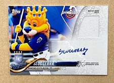 2018 Topps Opening Day Mascot Autograph / Relic MAR-S Sluggerrr