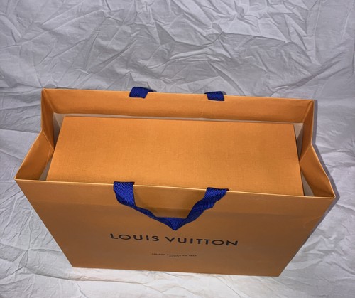 Louis Vuitton große Schuhe/Stiefel Leerkarton mit Staubbeutel & Einkaufstasche. - Bild 10 von 11