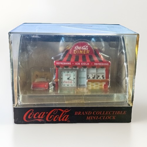 Mini Orologio Coca-Cola Diner 1999 da collezione nuovo con scatola vintage