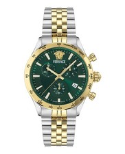 Versace Mens Two Tone 40mm Bracelet Fashion Watch