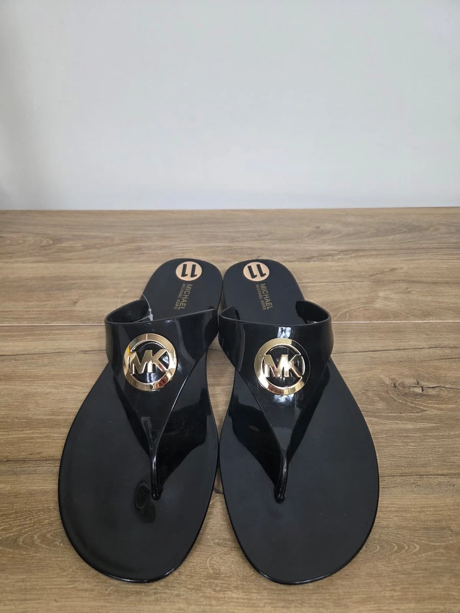 Michael Kors Flip Flop Solid Rubber Upper Sandals for Women for