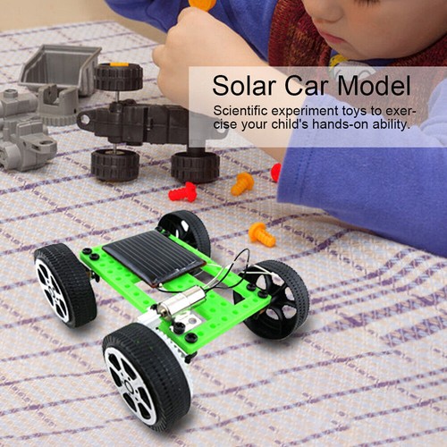 Kinder Mini-Sonnenenergie-Solar-Auto-Modell Kinder DIY wissenschaftliche Montage