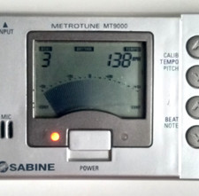Sabine MetroTune MT9000 Chromatic Tuner Digital Metronome Tone Generator TESTED