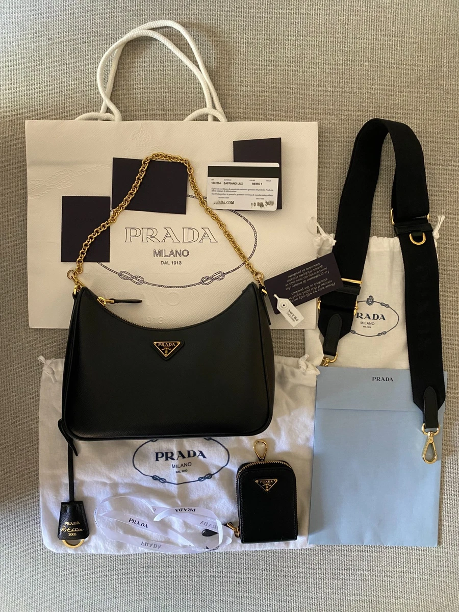 PRADA Shoulder Bag Black Bags & Handbags for Women for sale | eBay