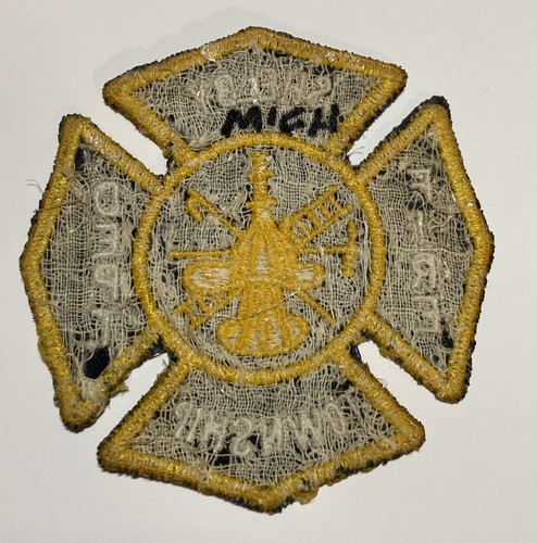 Vintage Shelby Township Michigan Feuerwehr Aufnäher - Bild 2 von 2