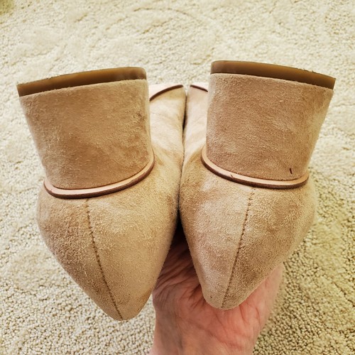 J. MCLAUGHLIN Tan Pumps Casey Suede Block Heels Women’s Size 8 MSRP $198 - Picture 12 of 12