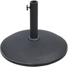 Ram® 10kg Concrete Round Umbrella Parasol Base Weight Stand Patio Outdoor Black
