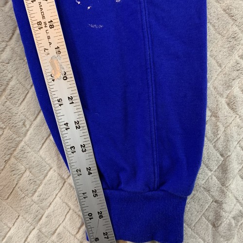 Ralph Lauren LRL Damen L Jogginghose Blau Logo Tapered Leg High Rise Fleckig - Bild 10 von 17