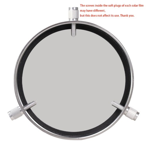 Silver 50~252mm Solar Filter Baader Film Metal Cover For Astronomical Telescope - Picture 5 of 26