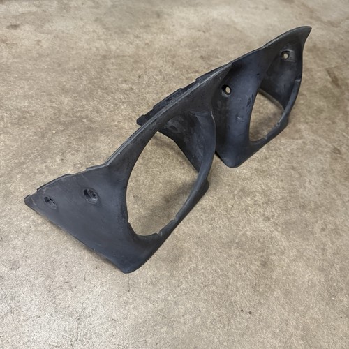 90-97 Mazda Miata OEM NA Faro Bisel Marco Envolvente Borde Negro Cubierta Kit #1 - Imagen 1 de 3