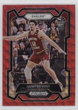 2024-25 Panini Prizm Draft Picks Red Wave Prizm Quinten Post #73 3s8
