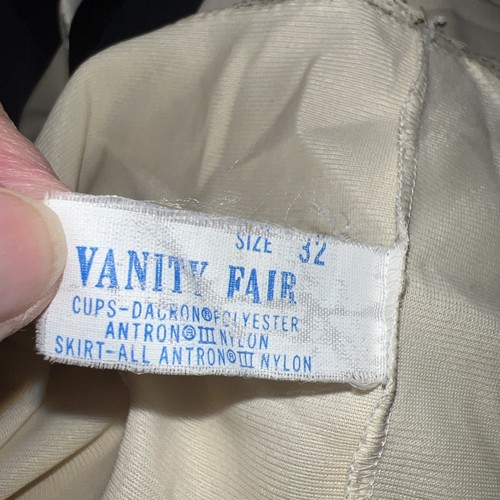 Vanity Fair Women's Beige Slip Dress Style Size 32 XS Sexy - Picture 7 of 8