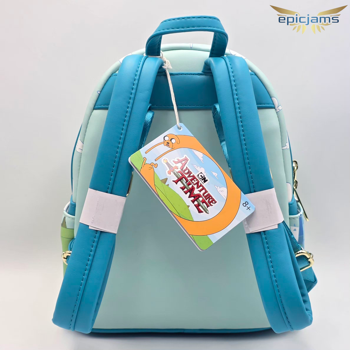 Loungefly Adventure Time Characters Exclusive Mini Backpack Loungefly Adventure Time Jake Bacon Pancakes Mini Backpack  main image 3