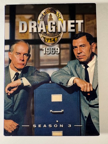 Dragnet 1969: Season 3 DVD Dick Webb Boxed Set TV Series Nice