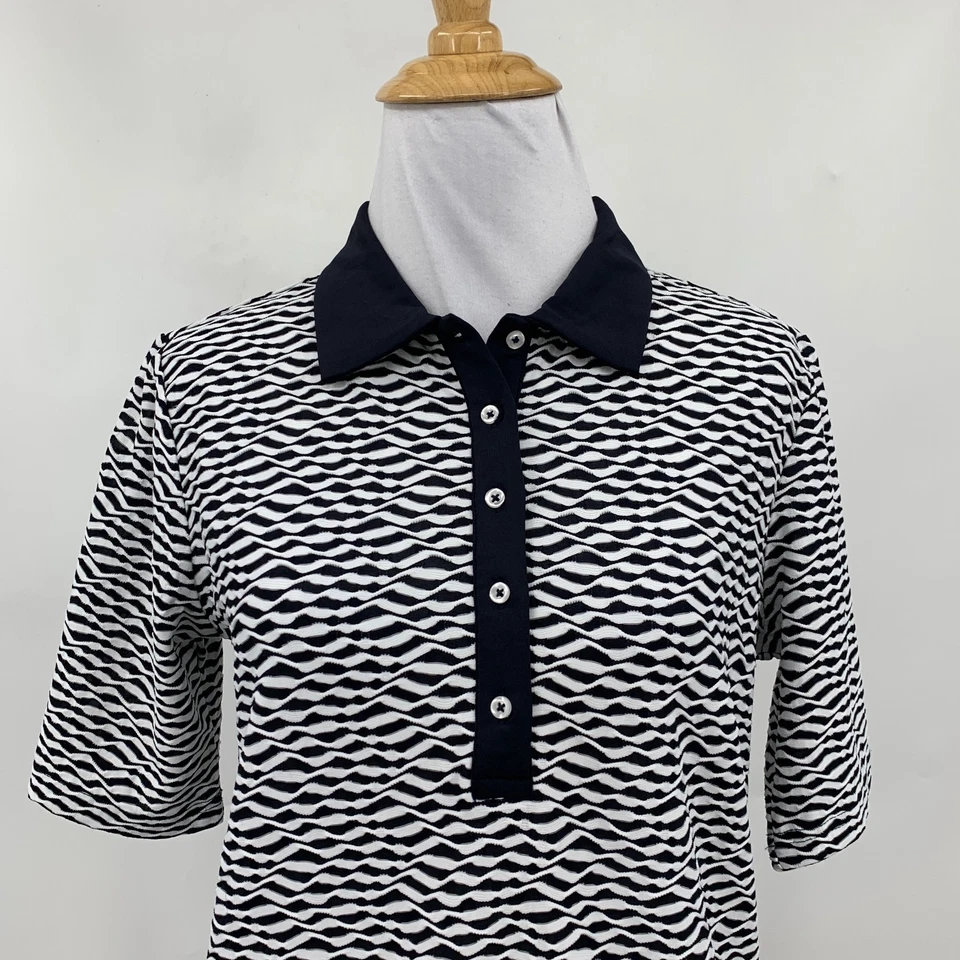 Camisa deportiva diaria para mujer S pequeña multi Lyon polo de golf secado rápido media tapeta Foto 3 de 4