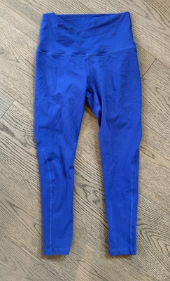Zyia Womens Cropped Active Leggings Blue Size Small Light N Tight