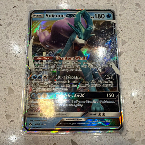Suicune GX 60/214 SM Lost Thunder Ultra Rare Holo Eng