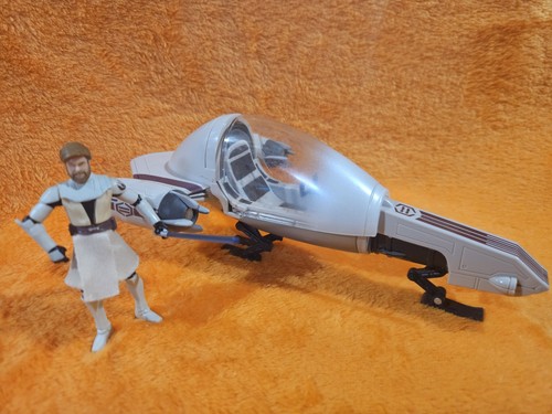 2010 Star Wars: Obi-Wan's Freeco Speeder & Anakin's Star Skiff Fighter Lot!!! - Bild 6 von 23