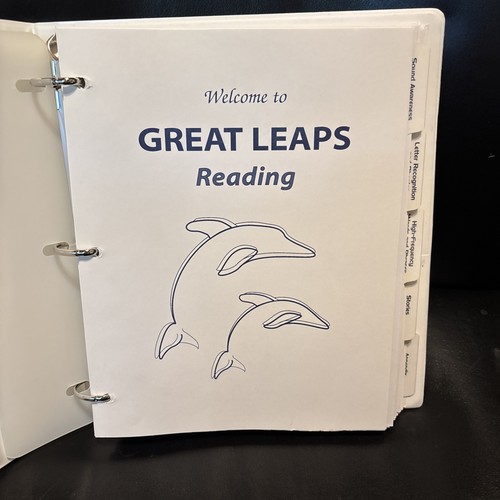 Great Leaps Reading 3 Ring Binder Campbell Mercer K-2 - Foto 2 di 13