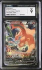 CGC 9 CHARIZARD V 154 BRILLIANT STARS ALT ART SWORD & SHIELD POKEMON MINT