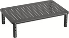 HUANUO Monitor Stand, Stand Riser 3 Height Adjustable, Black 