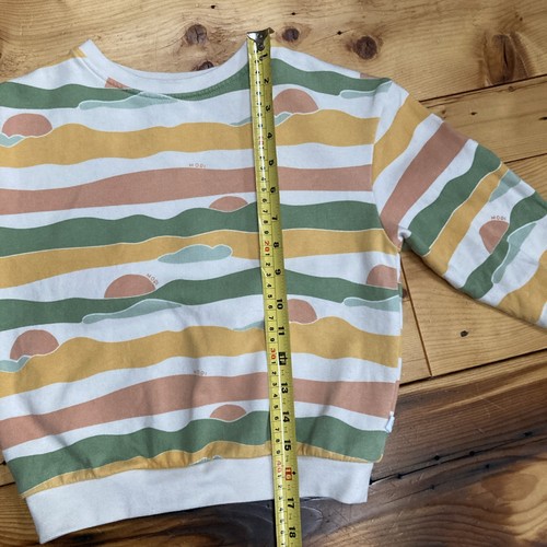 Mori 4-5 Sweatshirt Sunset Crew Neck Long Sleeve Oversized 100% Organic Cotton - Picture 22 of 22
