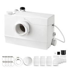 800W Macerator Pump with 12000L/h Flow and 32.8ft Head for Sewage Toilets