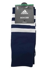 Adidas Aeroready Soccer Socks Blue White Gray Over The Calf Boy's Size 13C-4Y