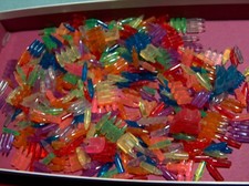 2014 LITE BRITE 375 Pegs Special Pegs Triples Doubles Specialty Peg Large Lot