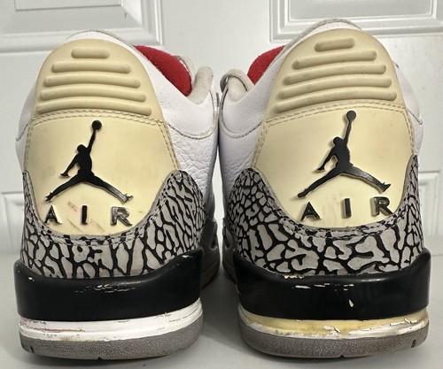 Size 11.5 - Jordan 3 Retro White Cement 2011 - Picture 6 of 12