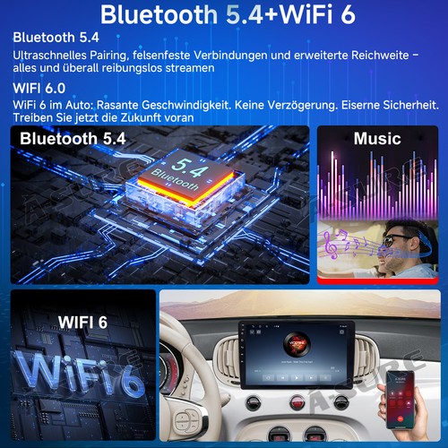 Für VW Crafter 2006-2016 Apple Carplay 4+64G Android 15 Autoradio GPS Navi WiFi - Bild 8 von 14