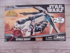 Star Wars The Saga Collection Clone Wars Republic Gunship 2006 Hasbro Brand New