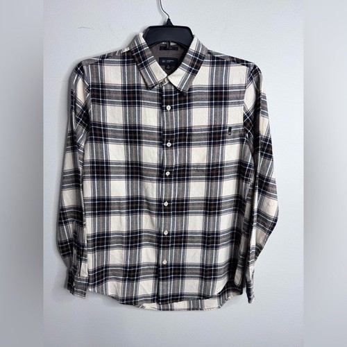 AG Aidan Plaid Flannel Button Down Shirt NWT Small - Picture 7 of 12