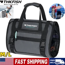 THKFISH Big Bait Bag Roll-Up Large Trolling Lure Bag for Big Baitss with 8 Duty 